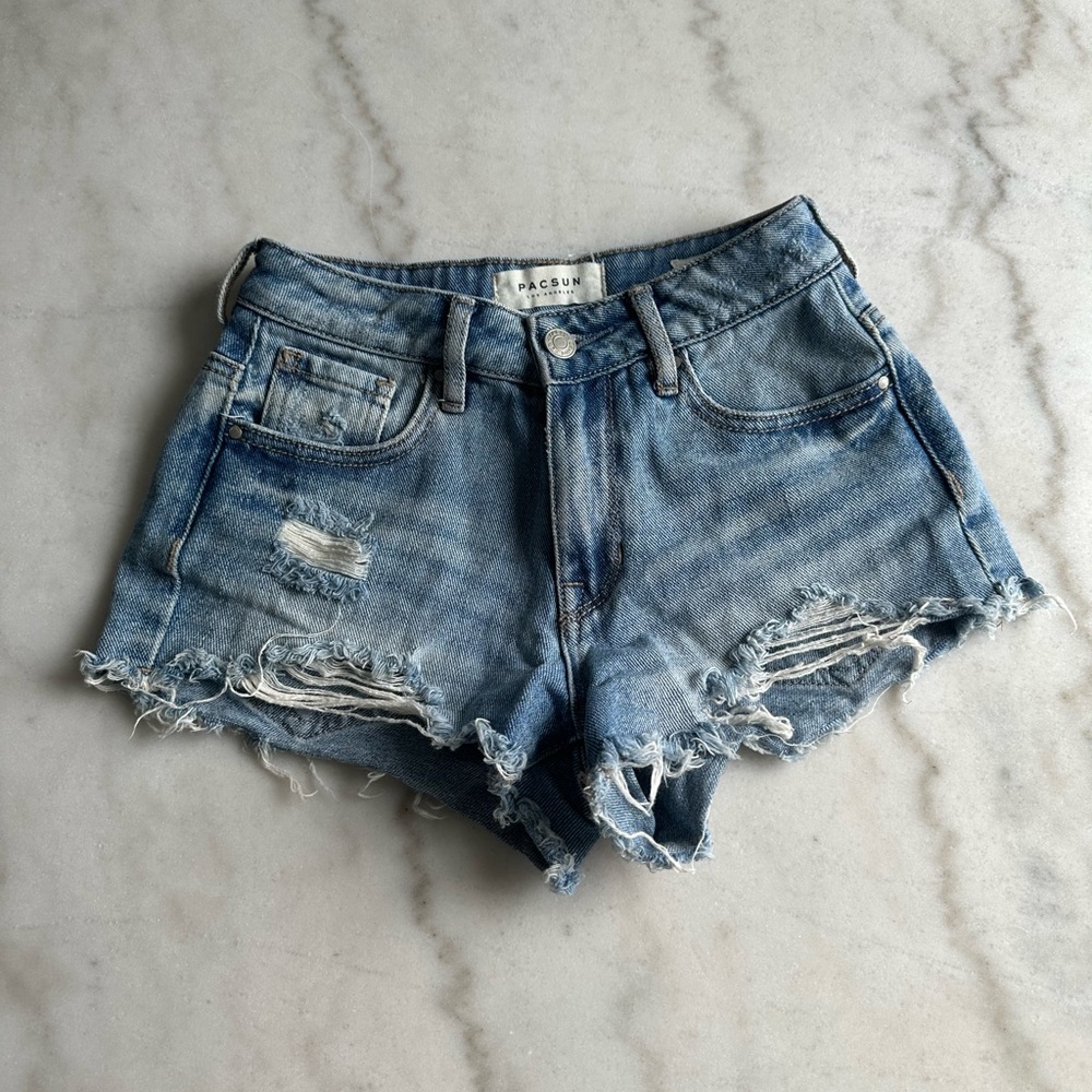 PacSun hi rise festival short size 22